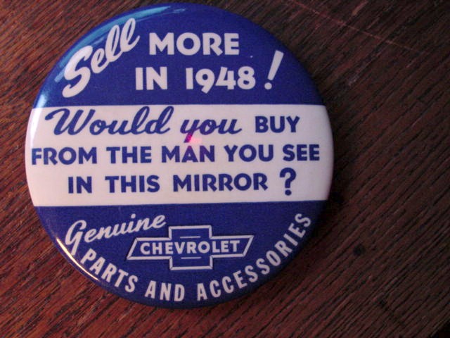 1948 Plymouth Adv Mirror