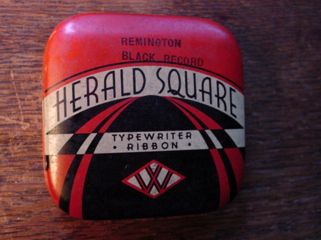Art Deco Typewriter Tin